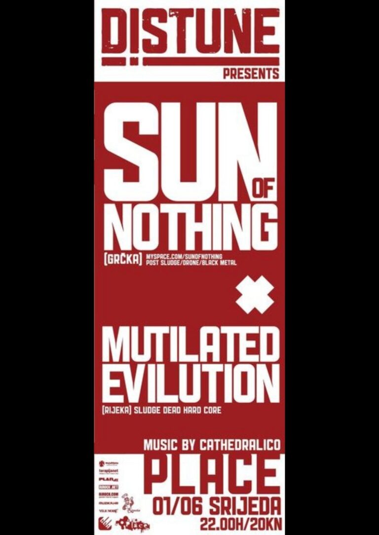 Sun Of Nothing + Mutilated Evilution, autor: Kristijan Vučković