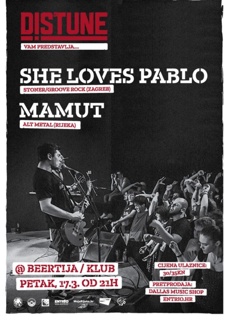 She Loves Pablo + Mamut, službeni plakat