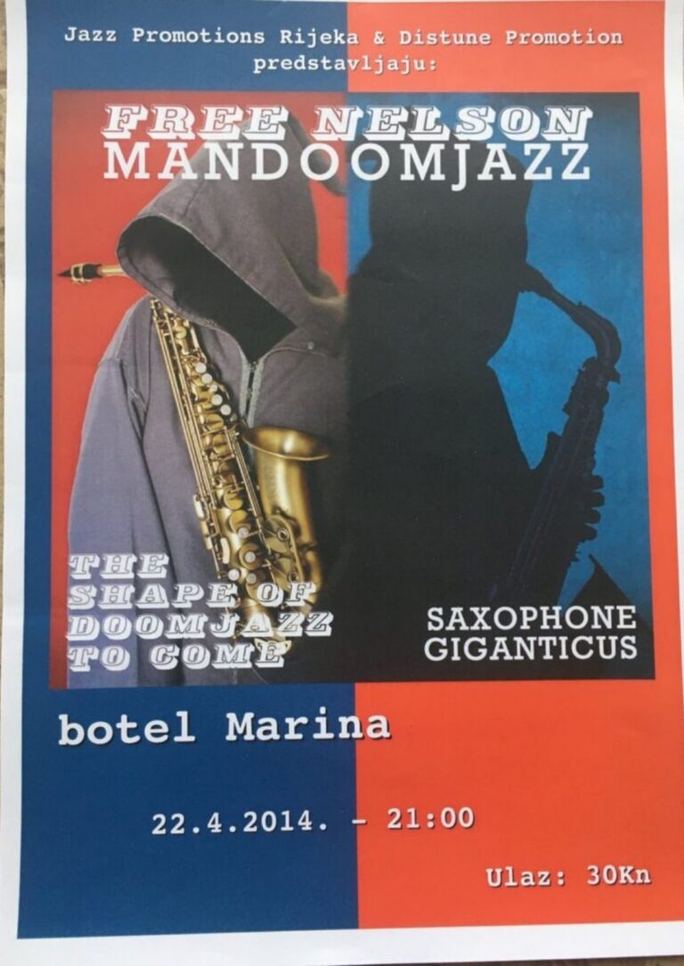 Free Nelson Mandoomjazz, službeni plakat