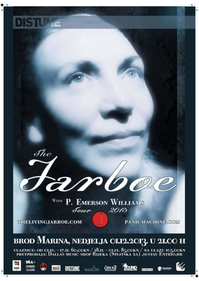 Jarboe + P. Emerson Williams, službeni plakat