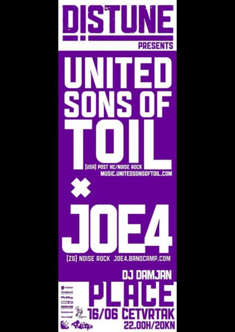 United Sons Of Toil + Joe 4, autor: Kristijan Vučković