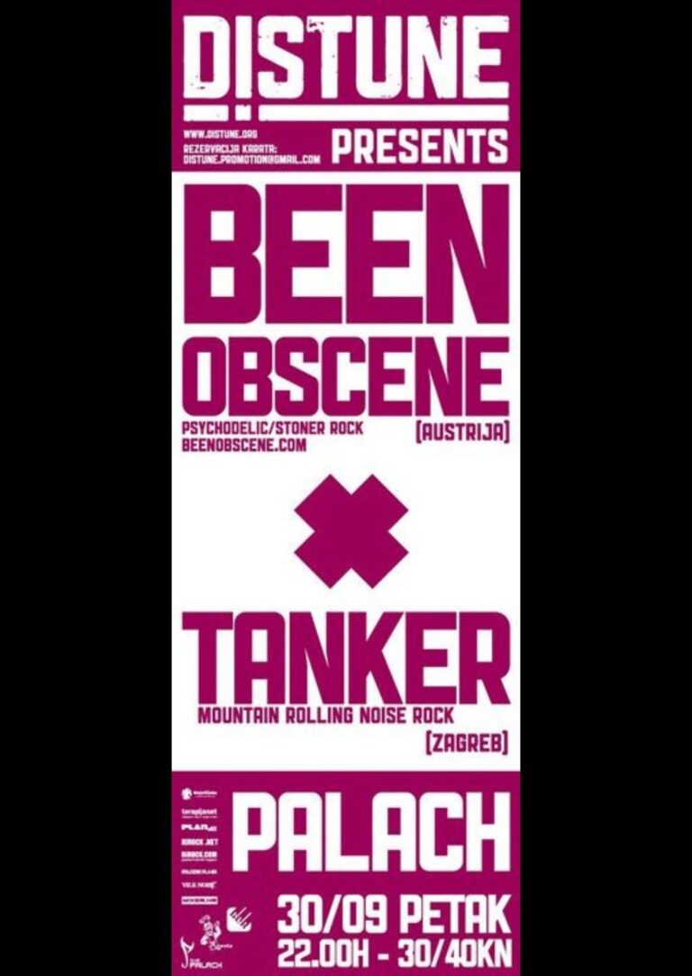 Been Obscene + Tanker, autor: Kristijan Vučković