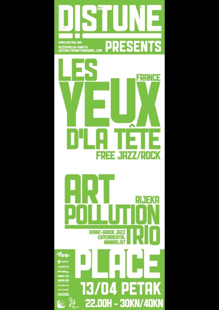 Les Yeux D'La Tête + Art pollution trio, autor: Kristijan Vučković
