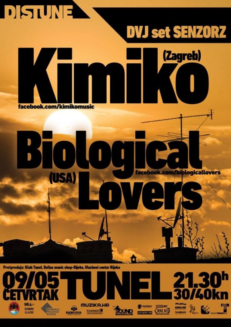 Kimiko + Biological Lovers + DVJ set SENZORZ, autor: Kristijan Vučković