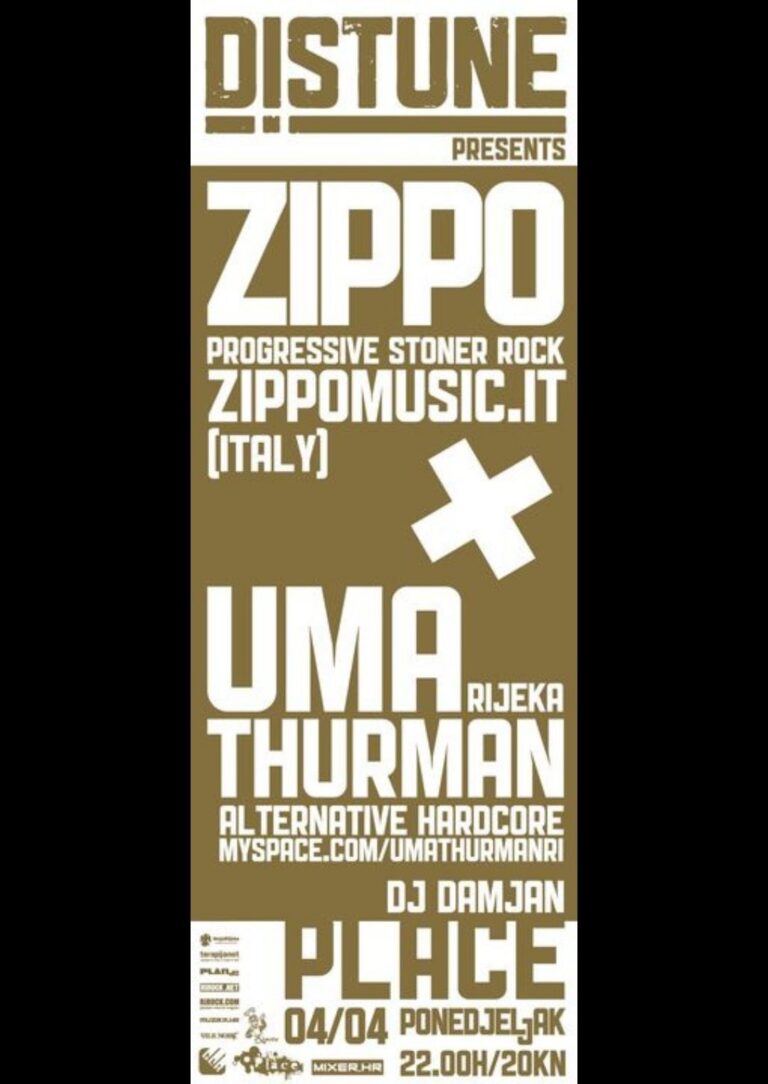 Zippo + Uma Thurman, autor: Kristijan Vučković