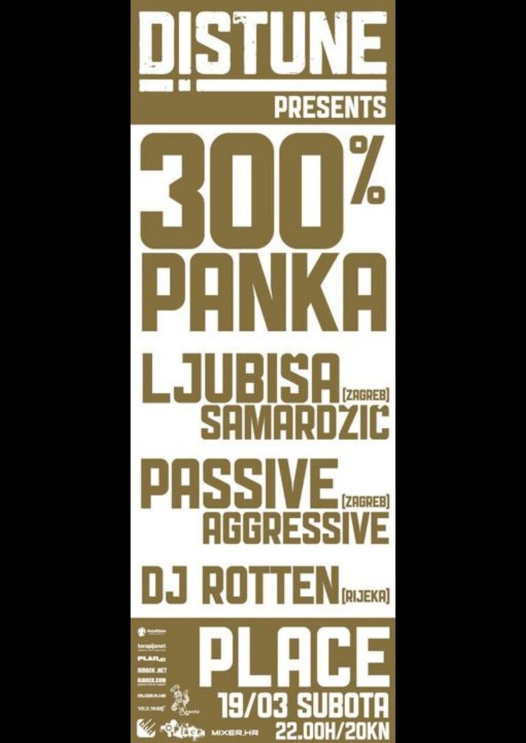 Ljubiša Samardžić + Passive Aggresive + DJ Rotten, autor: Kristijan Vučković