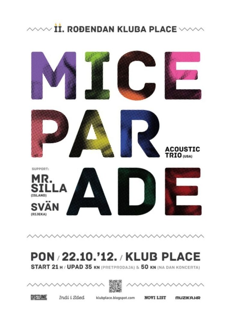 Mice Parade + Mr. Silla + Svän, autor: Vanja Sedlanić