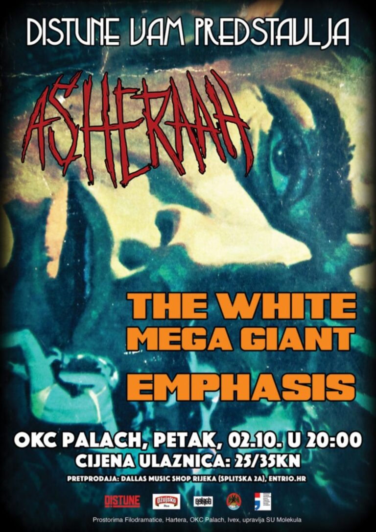 Asheraah + The White Mega Giant + Emphasis, autor: Mirko Žorž