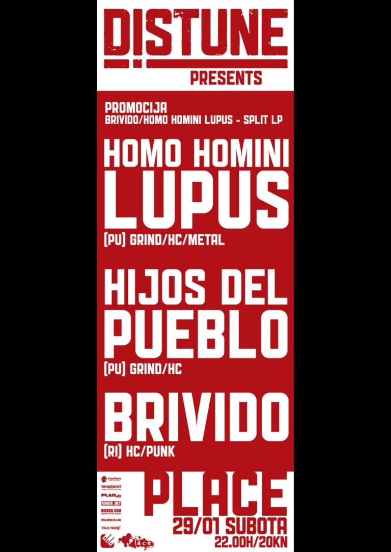 Homo Homini Lupus + Brivido + Hijos Del Pueblo, autor: Kristijan Vučković