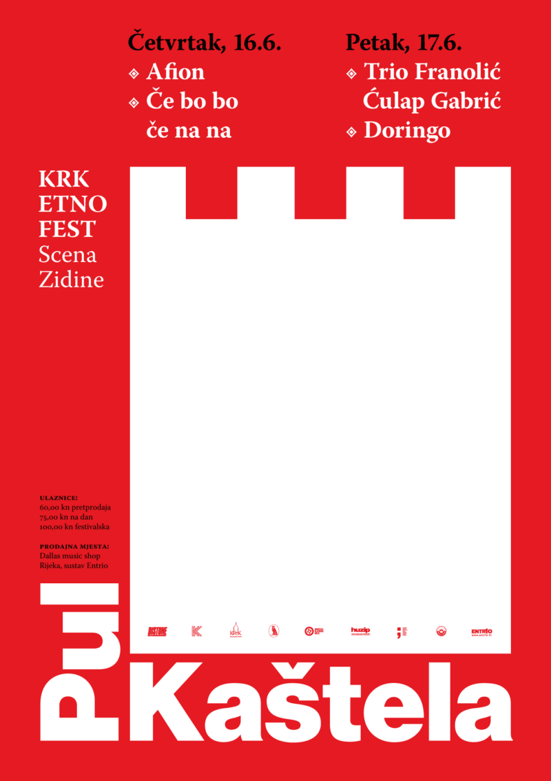 Afion + Če bo bo če na na + Trio Franolić Ćulap Gabrić + Doringo_Poster design by_Radnja