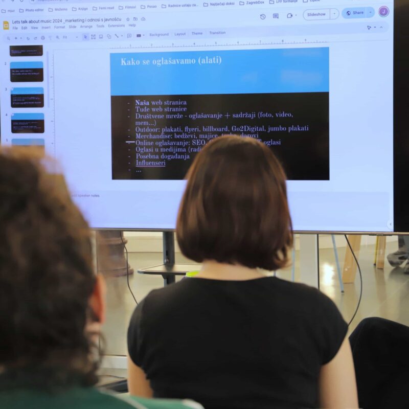 Let's Talk About Music 2024., autorica: Klara Dujmović