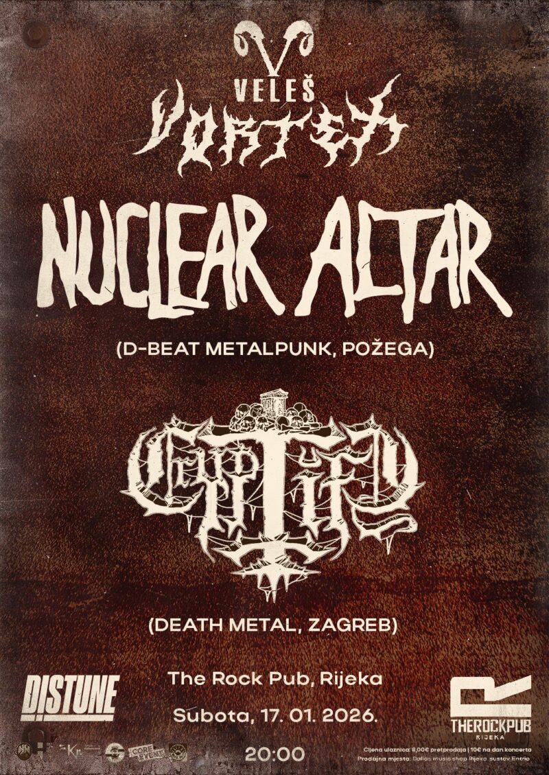 Veleš Vortex #4: Nuclear Altar + Cryptify, autor: Anton Brusić