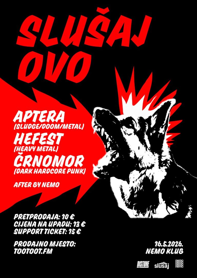 Slušaj Ovo #2: Aftera + Črnomor + Hefest, autor: Sandi Smojvir